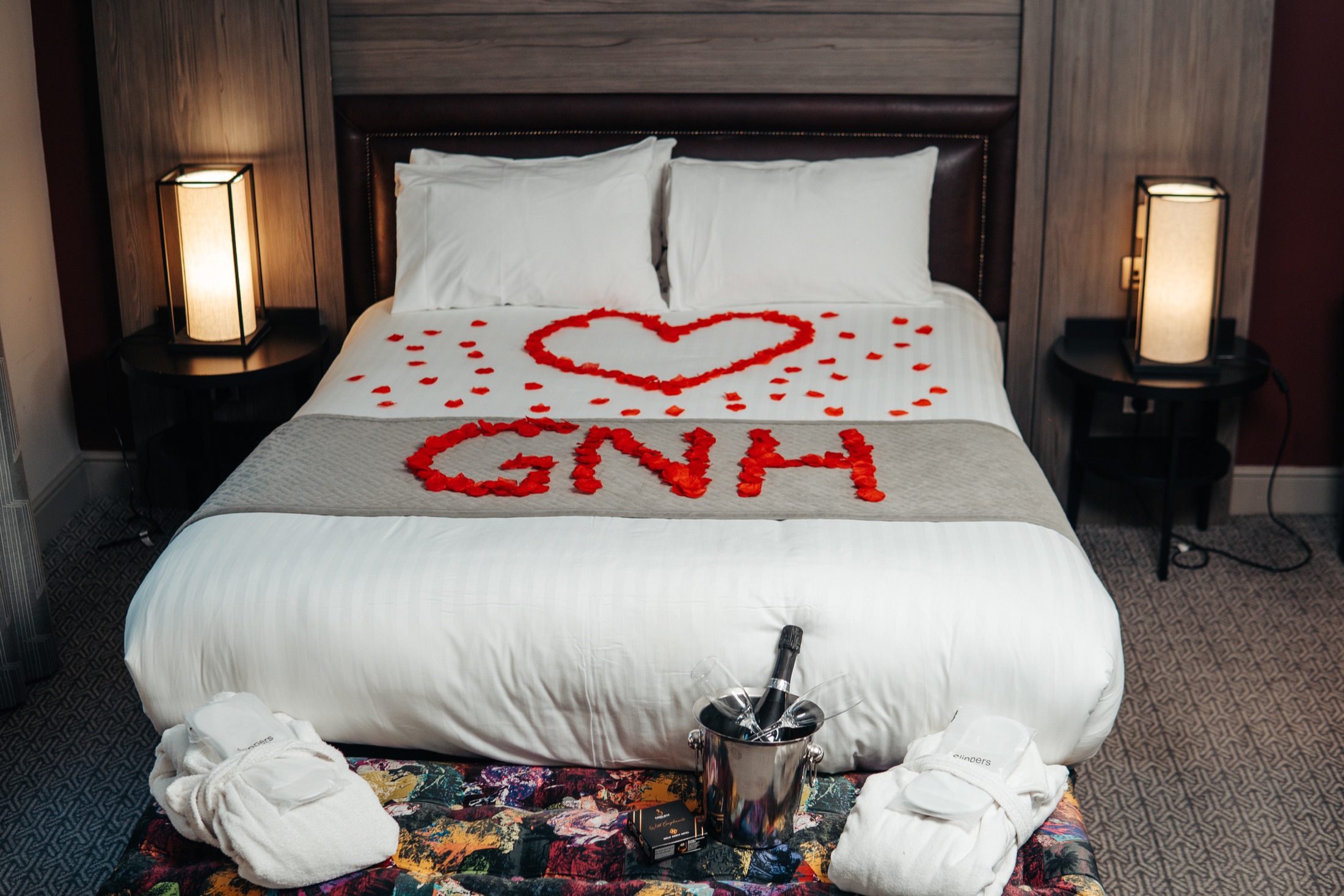 Wide hospitality interior at Great North Hotel